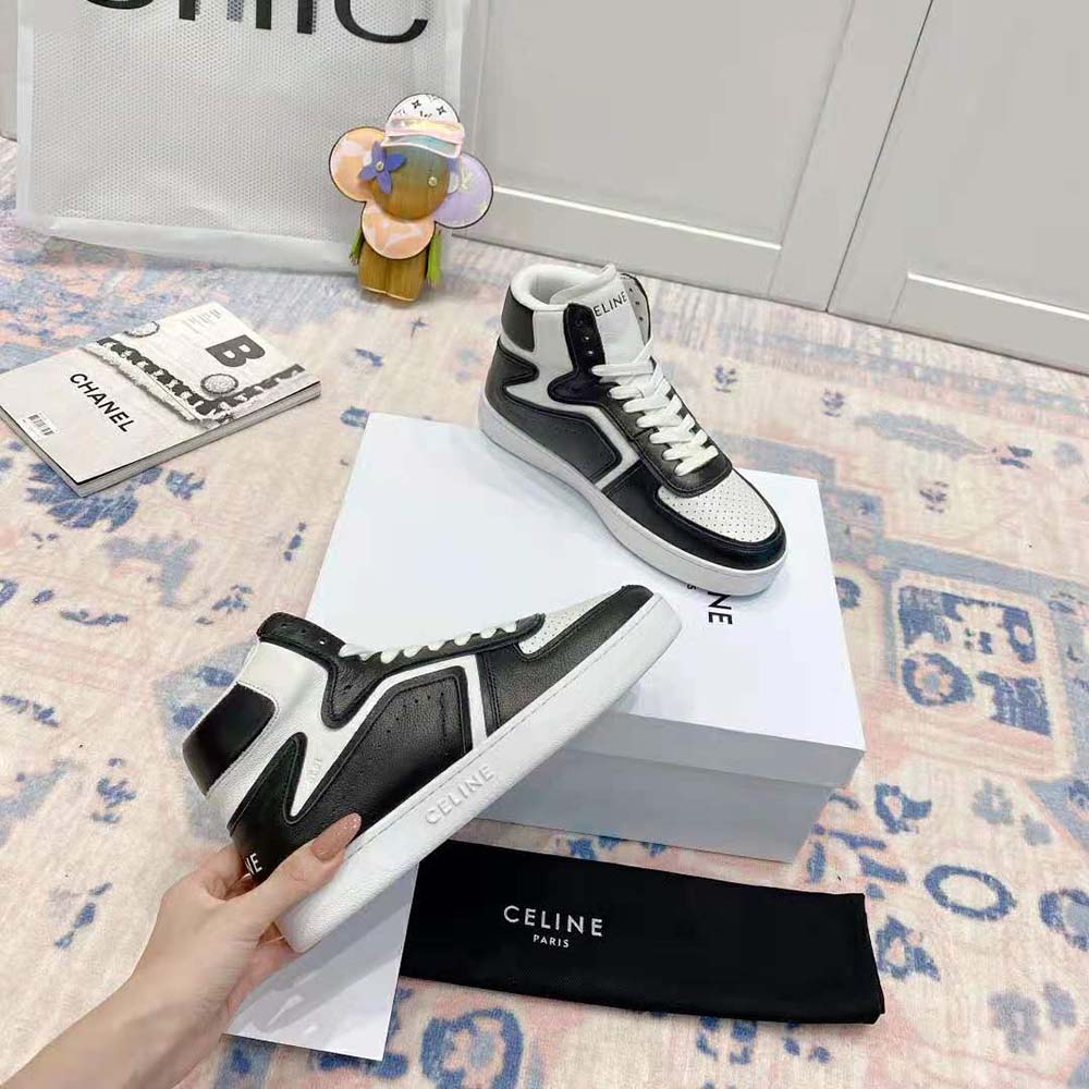 Celine Women Z Trainer CT-01 High Top Sneaker in Calfskin-Black - image 7