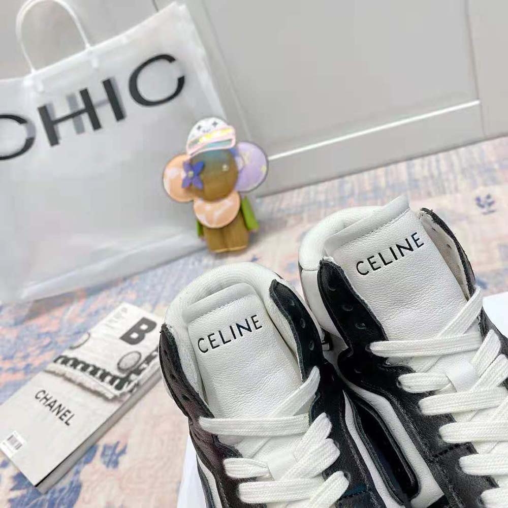 Celine Women Z Trainer CT-01 High Top Sneaker in Calfskin-Black - image 10