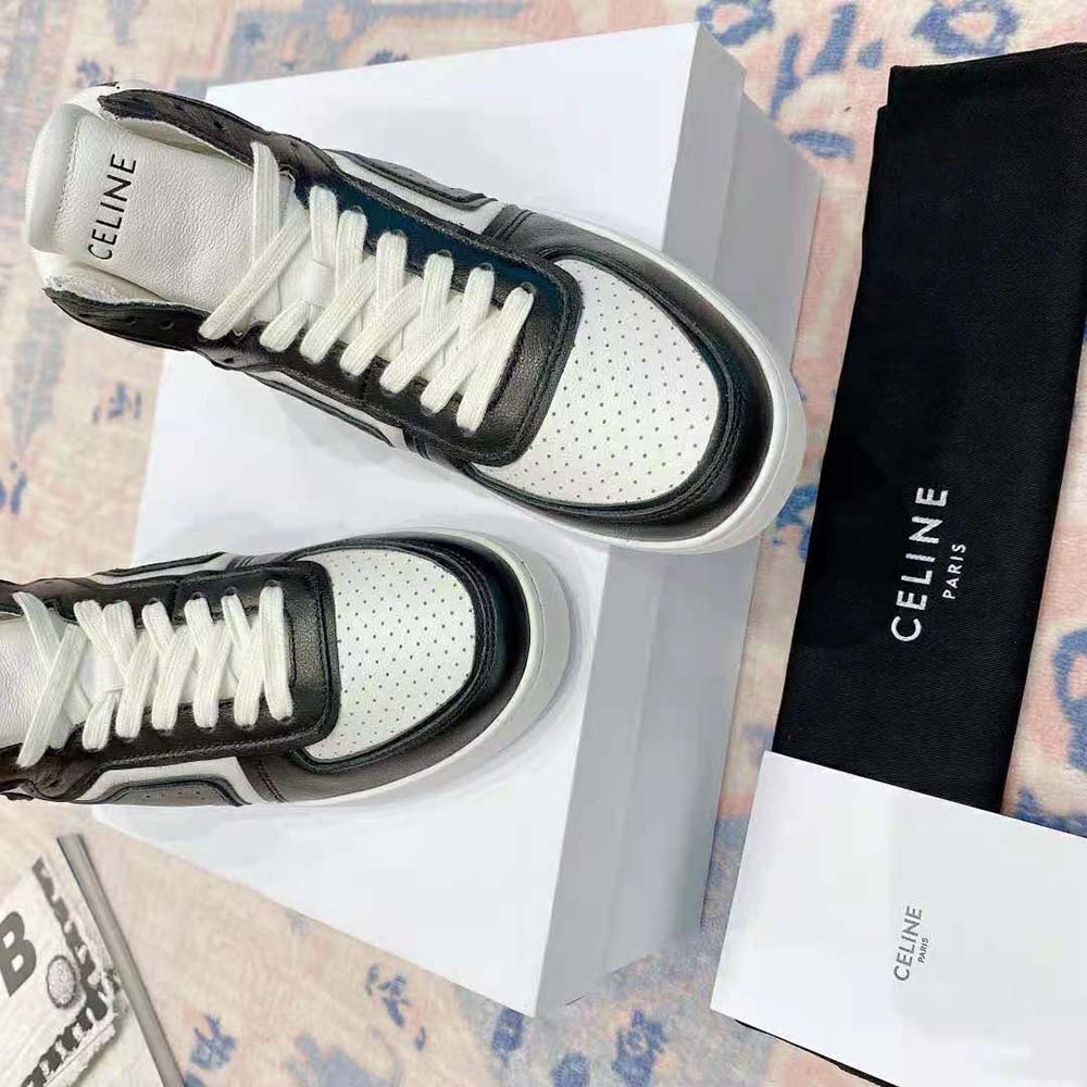 Celine Women Z Trainer CT-01 High Top Sneaker in Calfskin-Black - image 9
