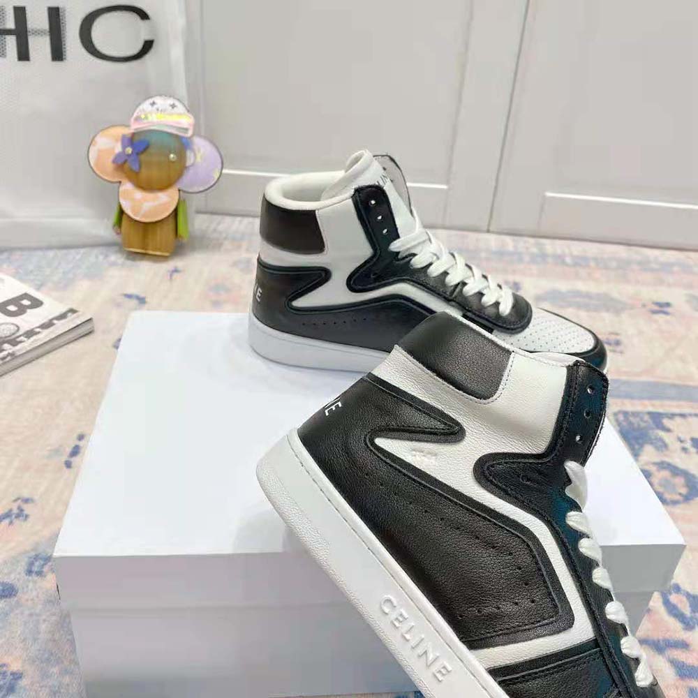 Celine Women Z Trainer CT-01 High Top Sneaker in Calfskin-Black - image 8