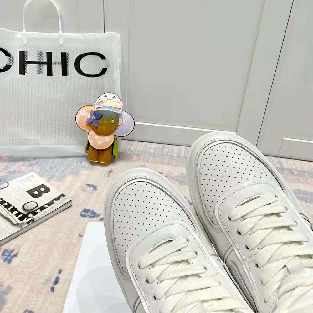 Celine Women Z Trainer CT-01 High Top Sneaker in Calfskin-White - image 9