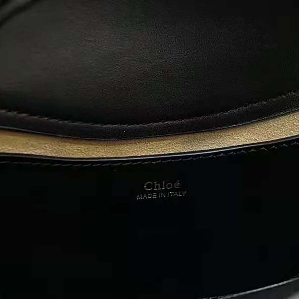 Chloe Women Kiss Small Purse in Small Grain Calfskin-Black - image 10