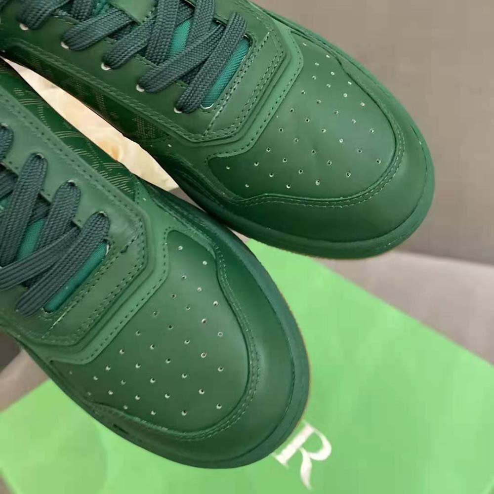 Dior Men World Tour B27 Low-Top Sneaker-Green - image 9