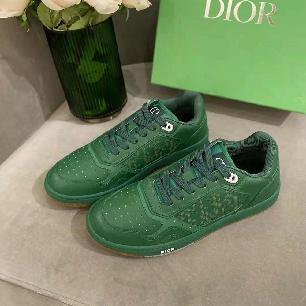 Dior Men World Tour B27 Low-Top Sneaker-Green - image 5