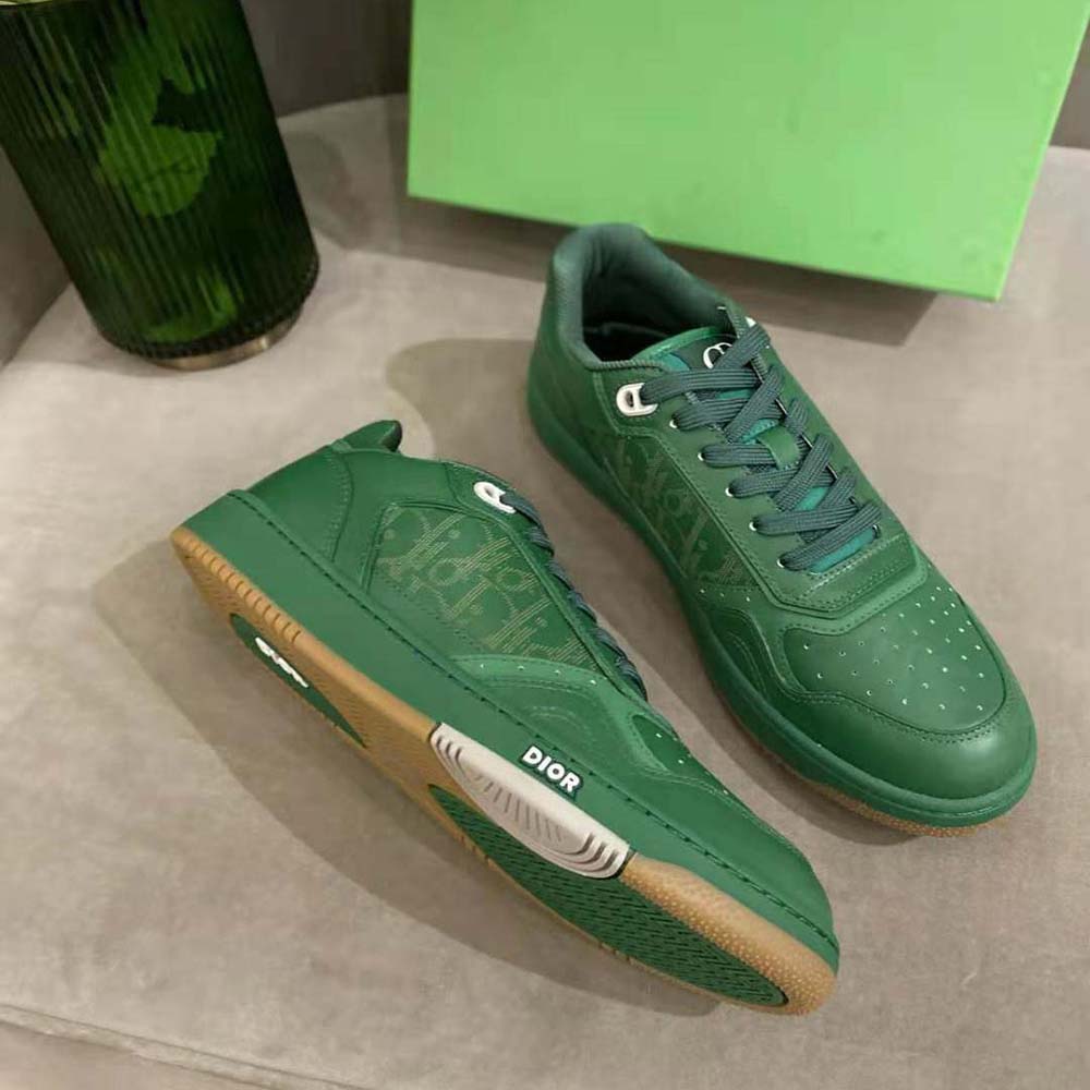 Dior Men World Tour B27 Low-Top Sneaker-Green - image 8