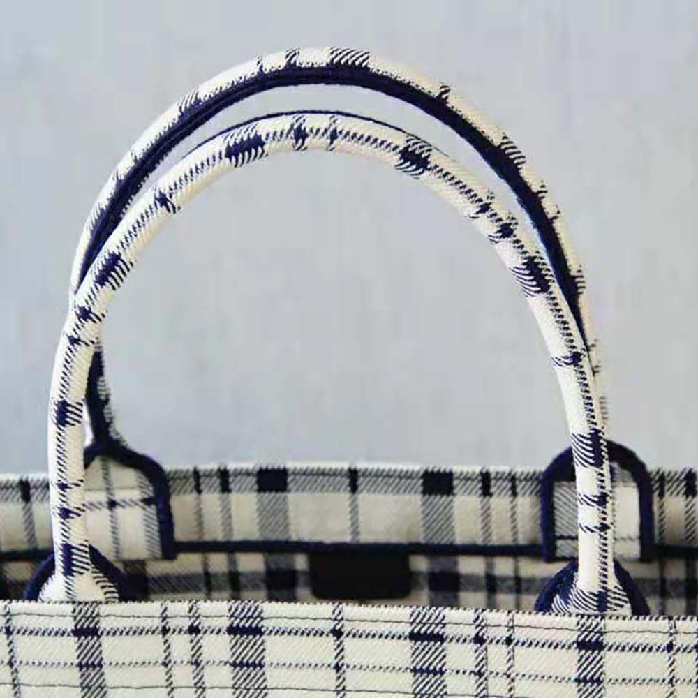 Dior Women Book Tote Blue Check’n’Dior Embroidery - image 6