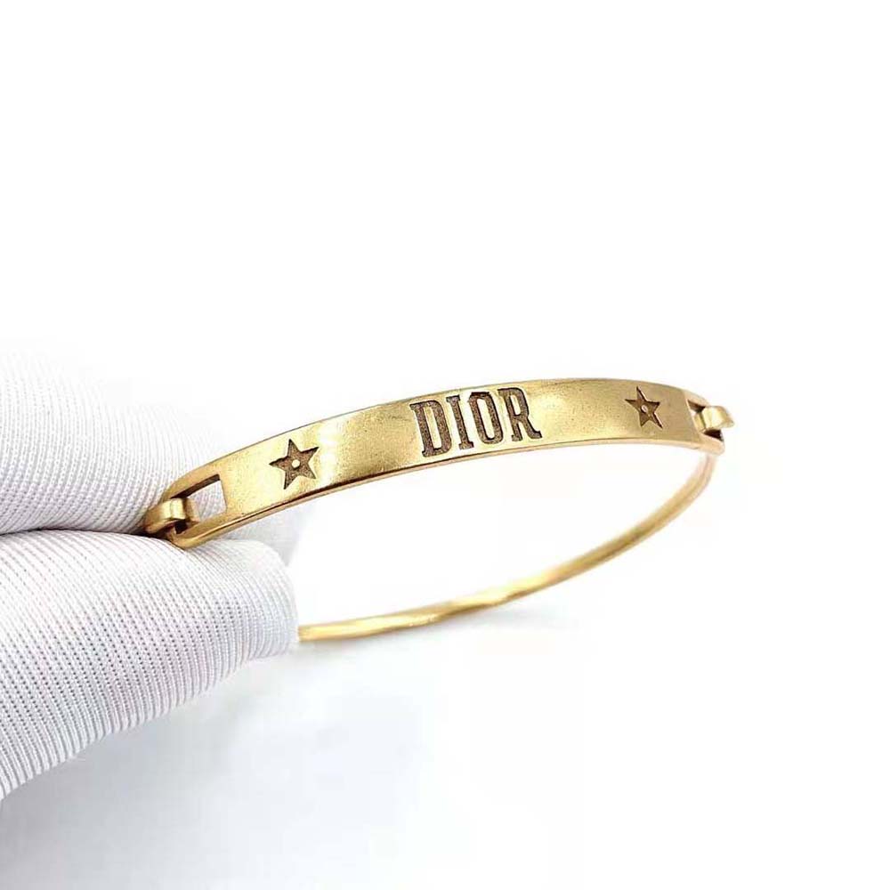 Dior Women Dio(r)evolution Bracelet Set Antique Gold-Finish Metal and White Crystals - image 5