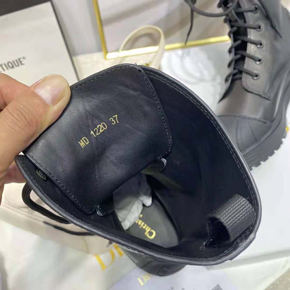 Dior Women Dioriron ankle Boot Black Rubber and Calfskin - image 9