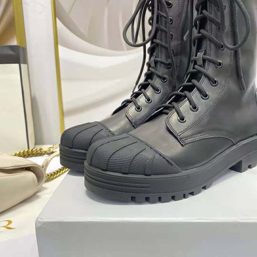 Dior Women Dioriron ankle Boot Black Rubber and Calfskin - image 7