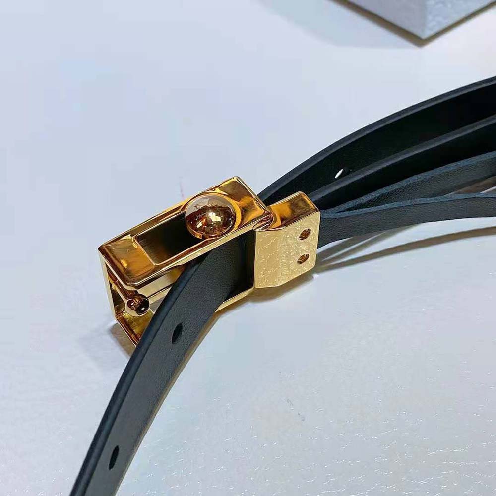 Dior Women Diorpolytechnique Belt Black Smooth Calfskin-17 MM - image 7