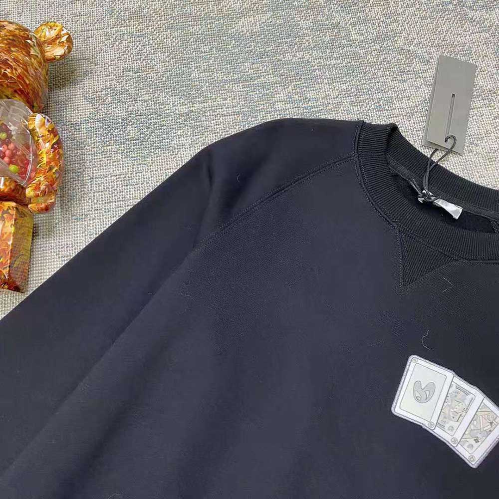 Dior Women Kenny Scharf Sweatshirt Black Cotton Fleece - image 6