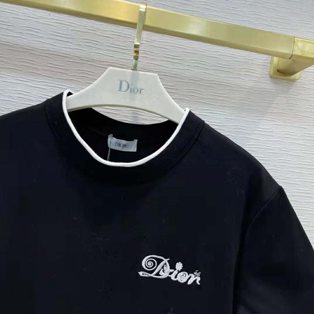 Dior Men Kenny Scharf T-Shirt Black Cotton Jersey - image 4