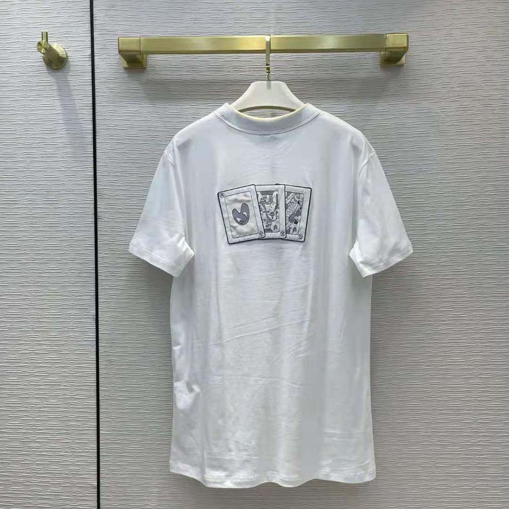 Side angle showing relaxed fit of Dior Women Kenny Scharf T-Shirt