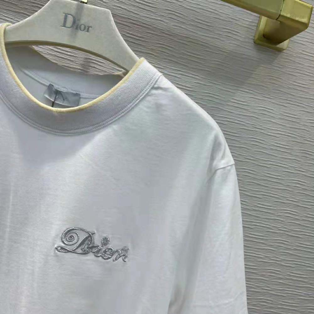 Dior Women Kenny Scharf T-Shirt White Cotton Jersey - image 8