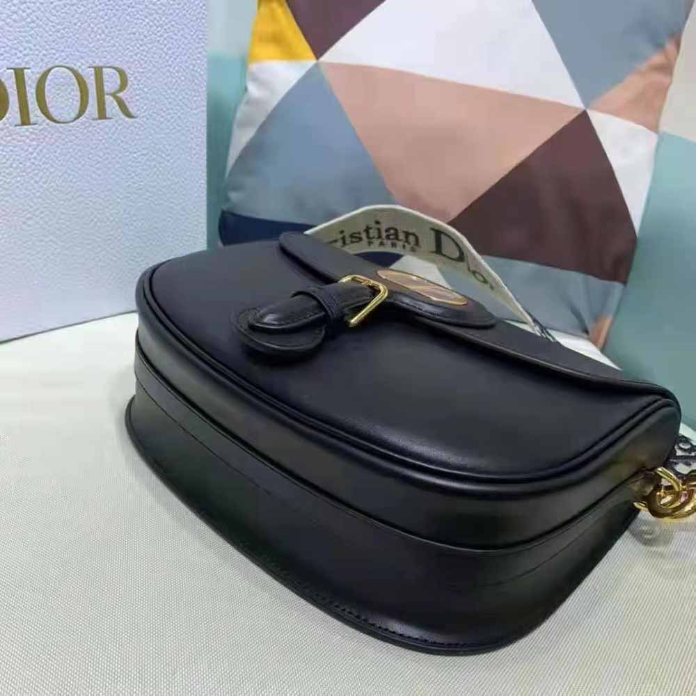 Dior Women Large Dior Bobby Bag Black Box Calfskin - image 5