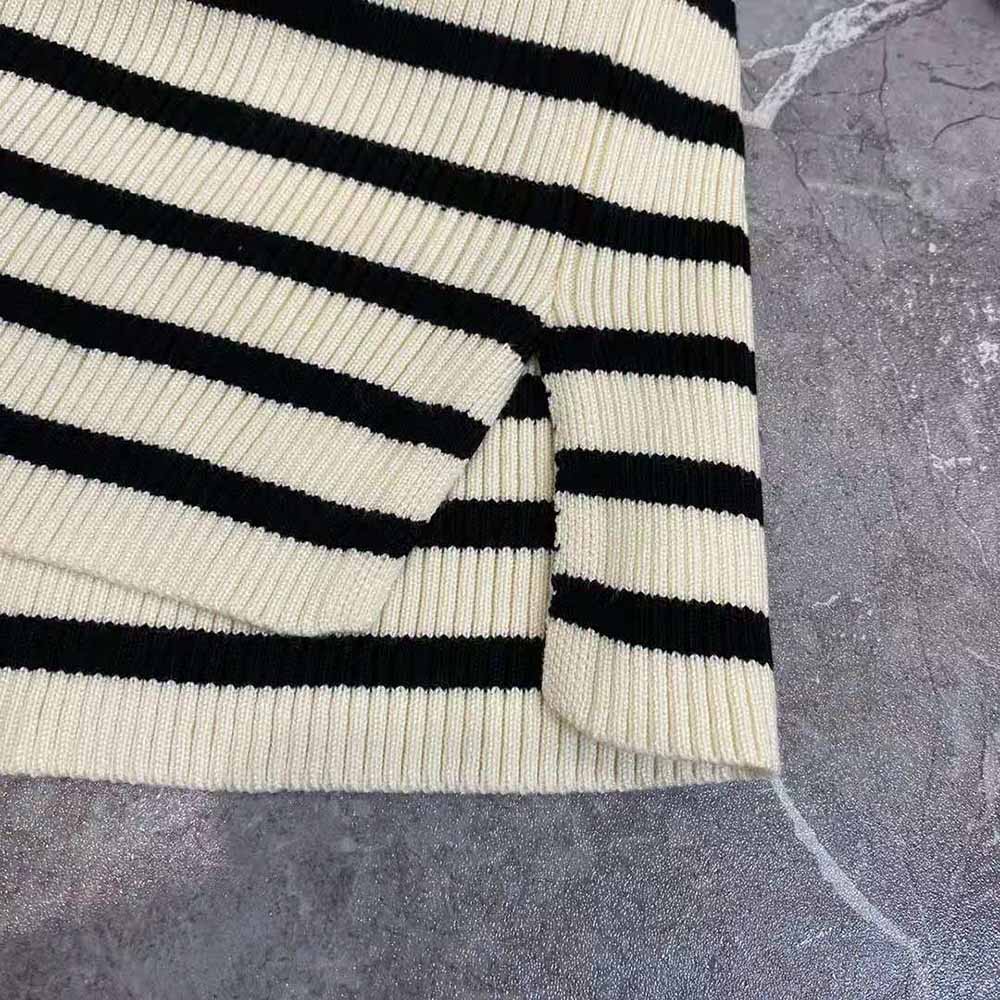 Dior Women Mariniere Sweater with Removable Collar - image 9