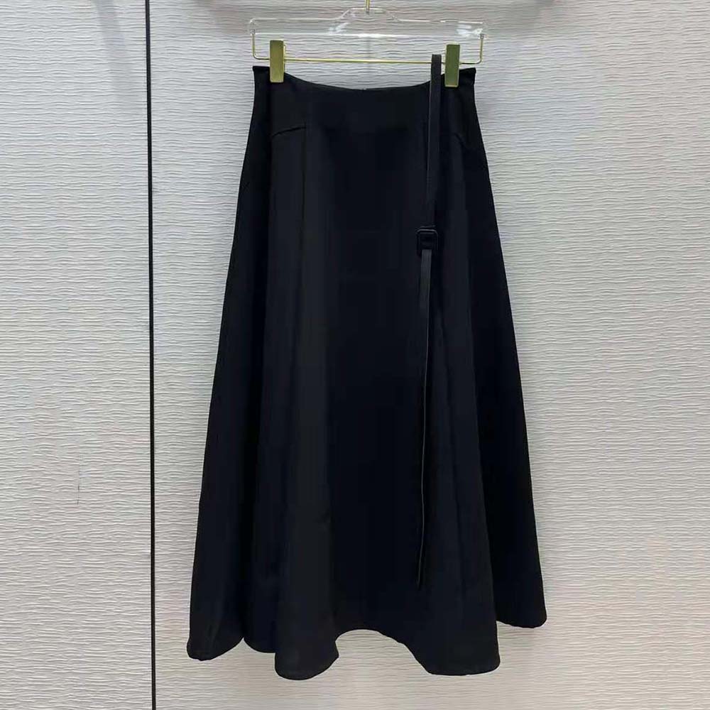 Close-up of fabric texture on Dior Women Mid-Length Skirt