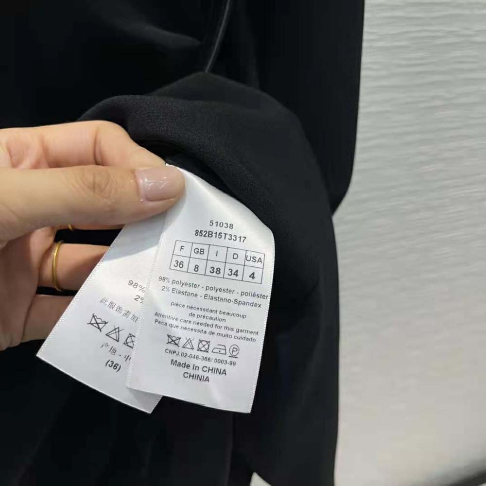 Dior Women Mid-Length Skirt Black Wool and Silk - image 8