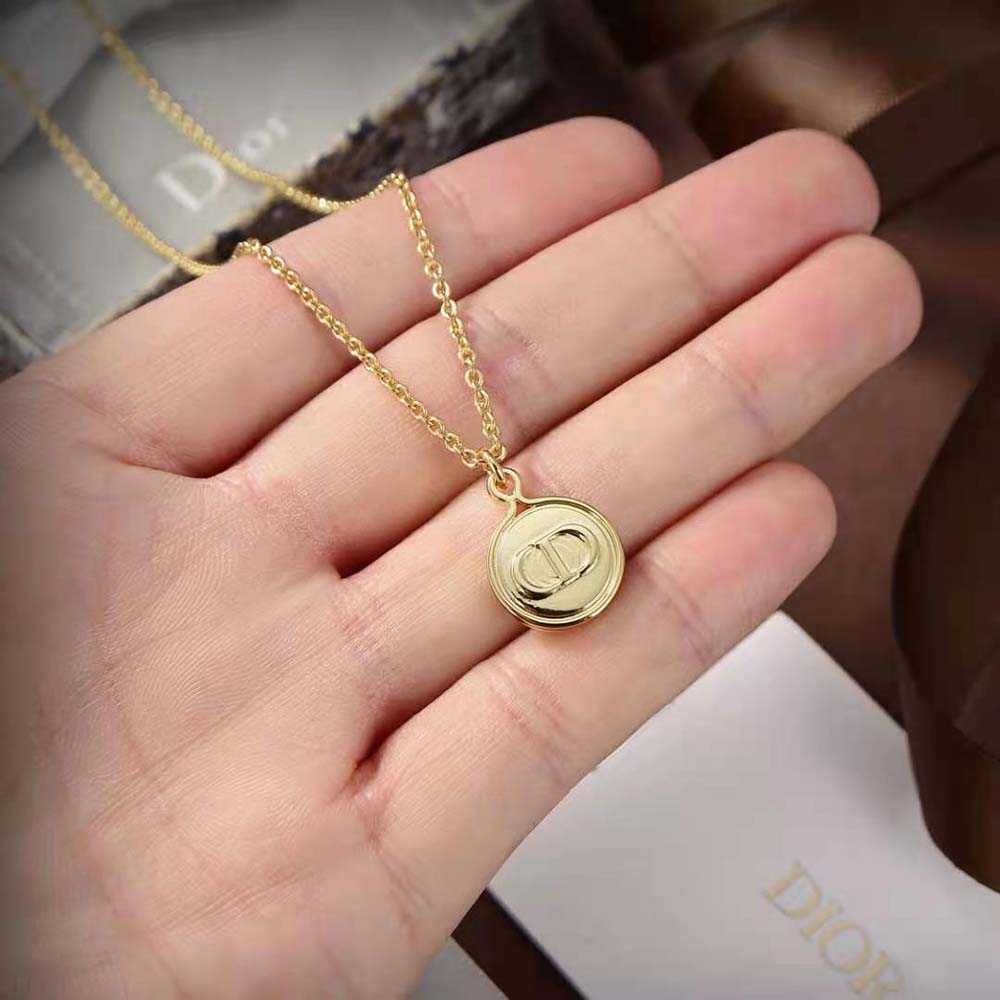 Dior Women Petit CD Necklace Gold-Finish Metal - image 7