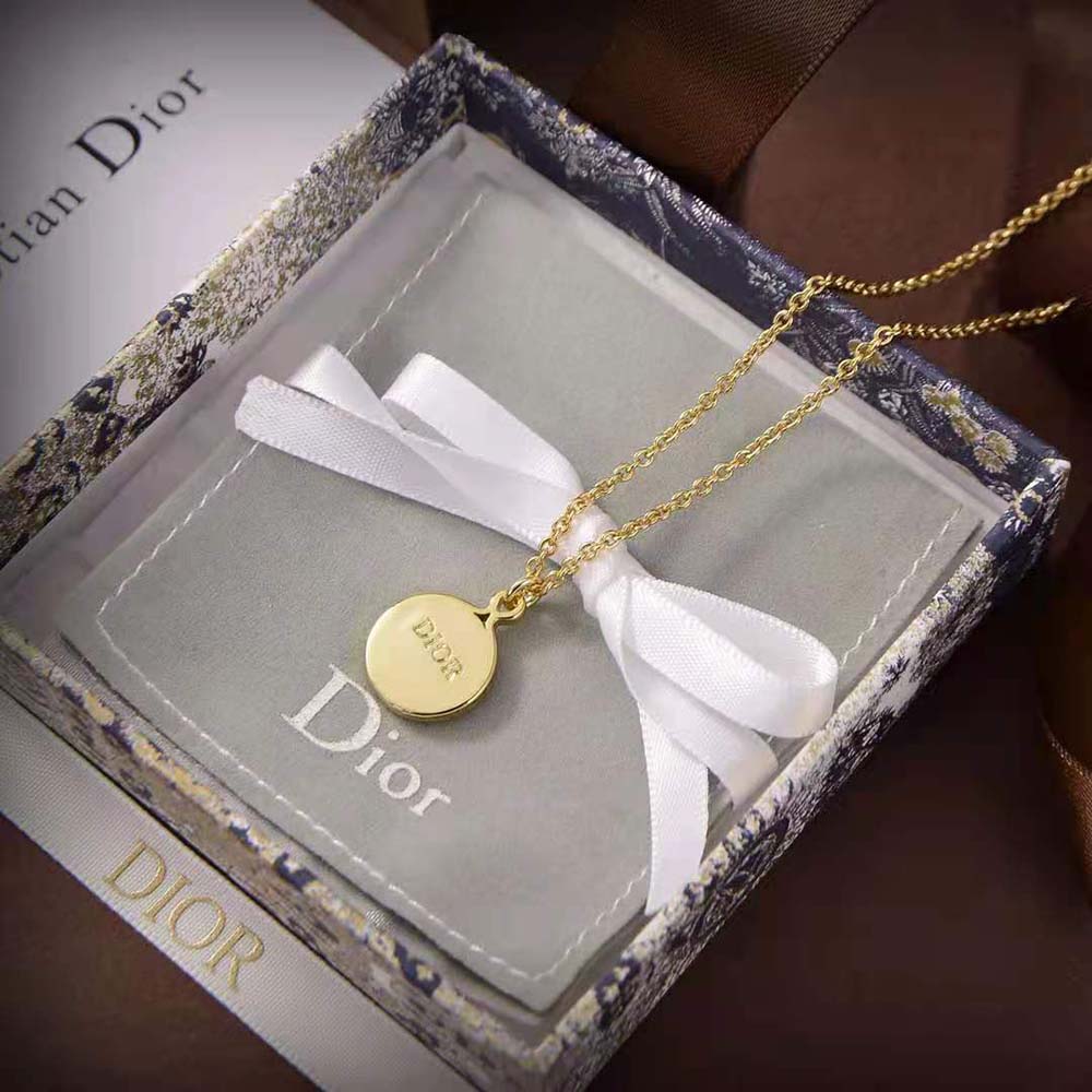 Dior Women Petit CD Necklace Gold-Finish Metal - image 4