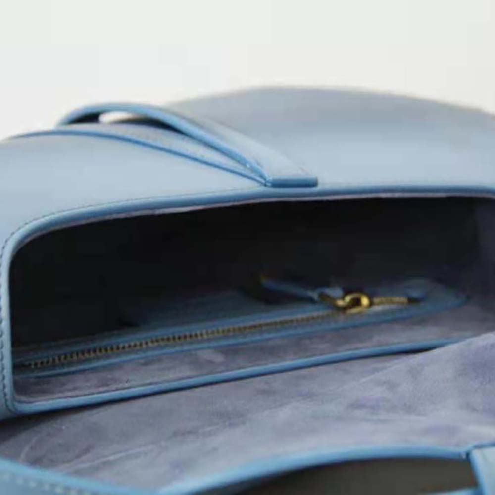 Dior Women Saddle Bag Indigo Blue Gradient Calfskin - image 9