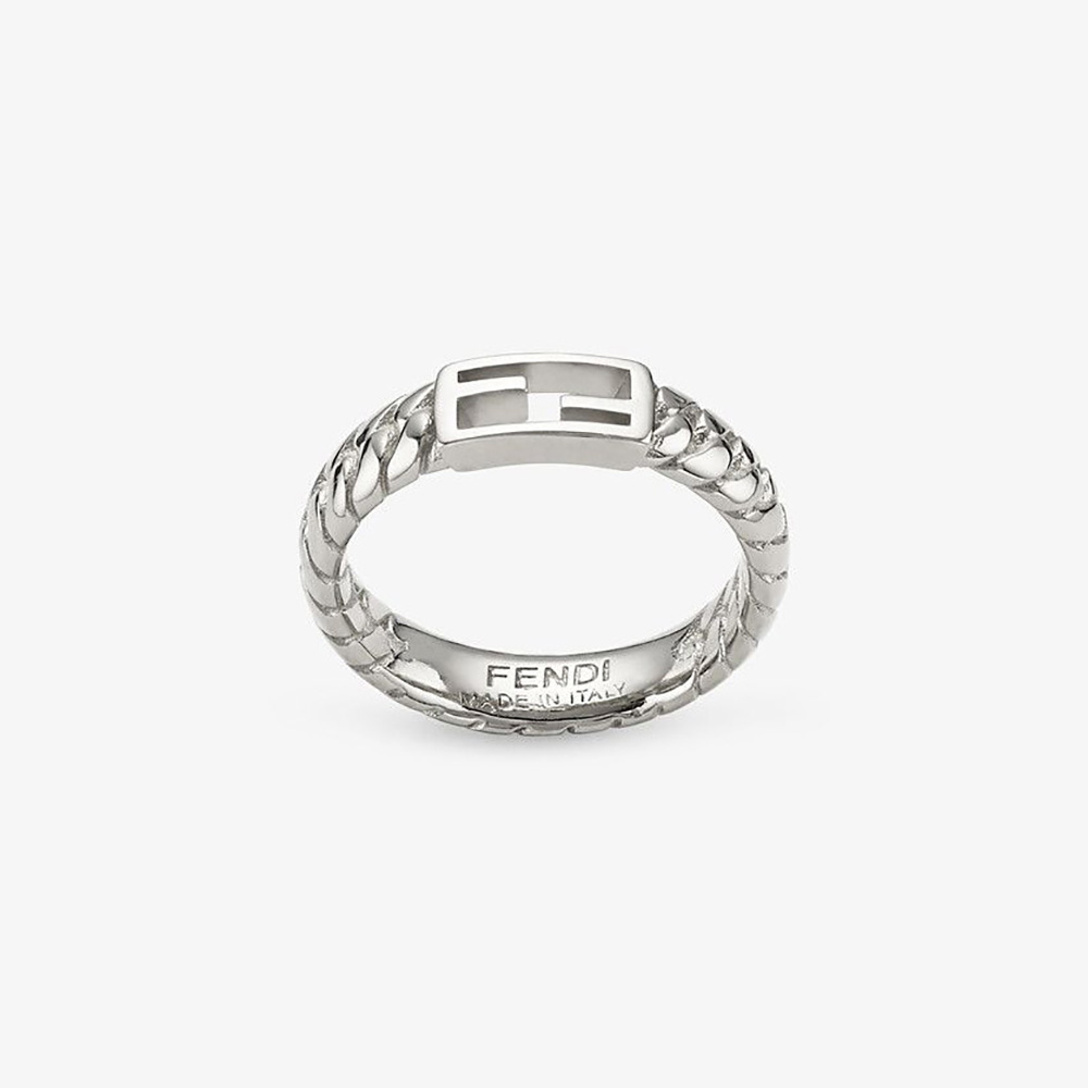 Fendi Women Baguette Ring-Colored Ring-Silver - image 1
