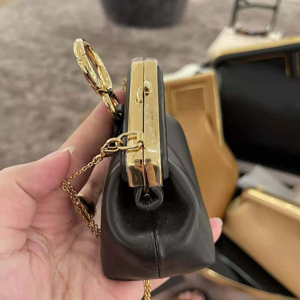 Fendi Women Nano Fendi First Charm Nappa Leather-Black - image 6
