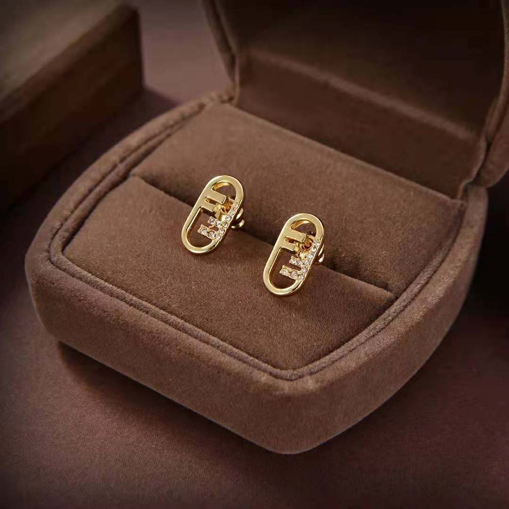 Fendi Women O’lock Earrings Gold-Colored Earrings - image 5