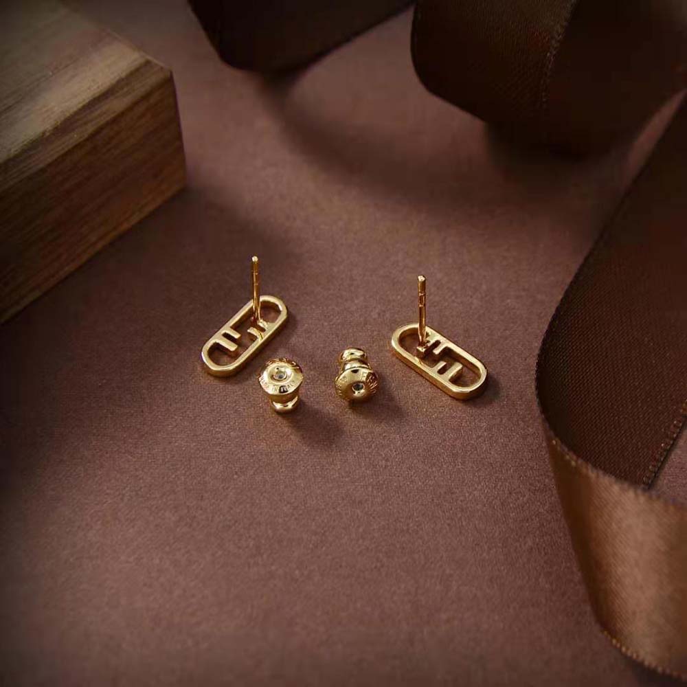 Fendi Women O’lock Earrings Gold-Colored Earrings - image 4