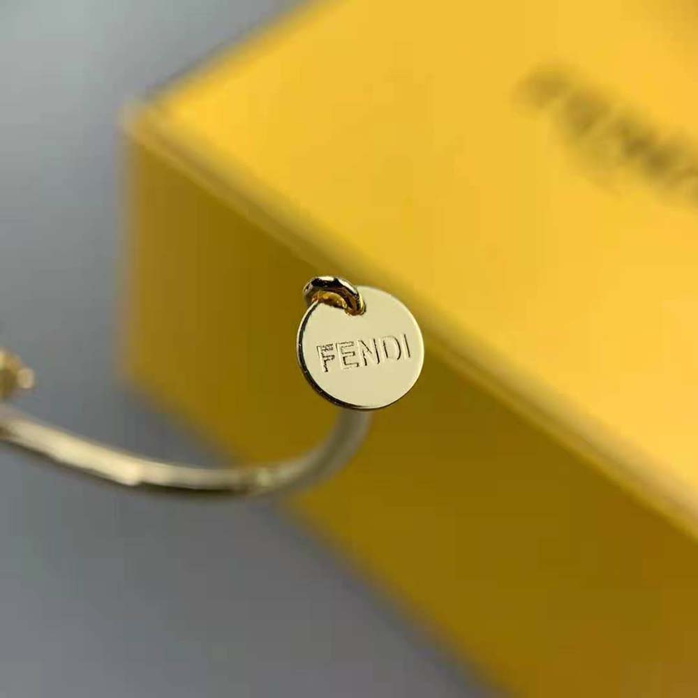 Fendi Women Signature Bracelet Gold-Colored Bracelet - image 7