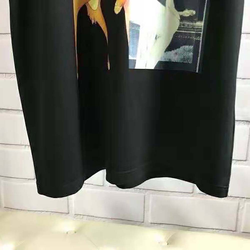 Givenchy Men Oversized Bambi Printed T-Shirt-Black - image 9