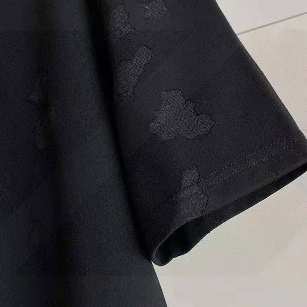 Givenchy Men Paris Destroyed T-Shirt-Black - image 6