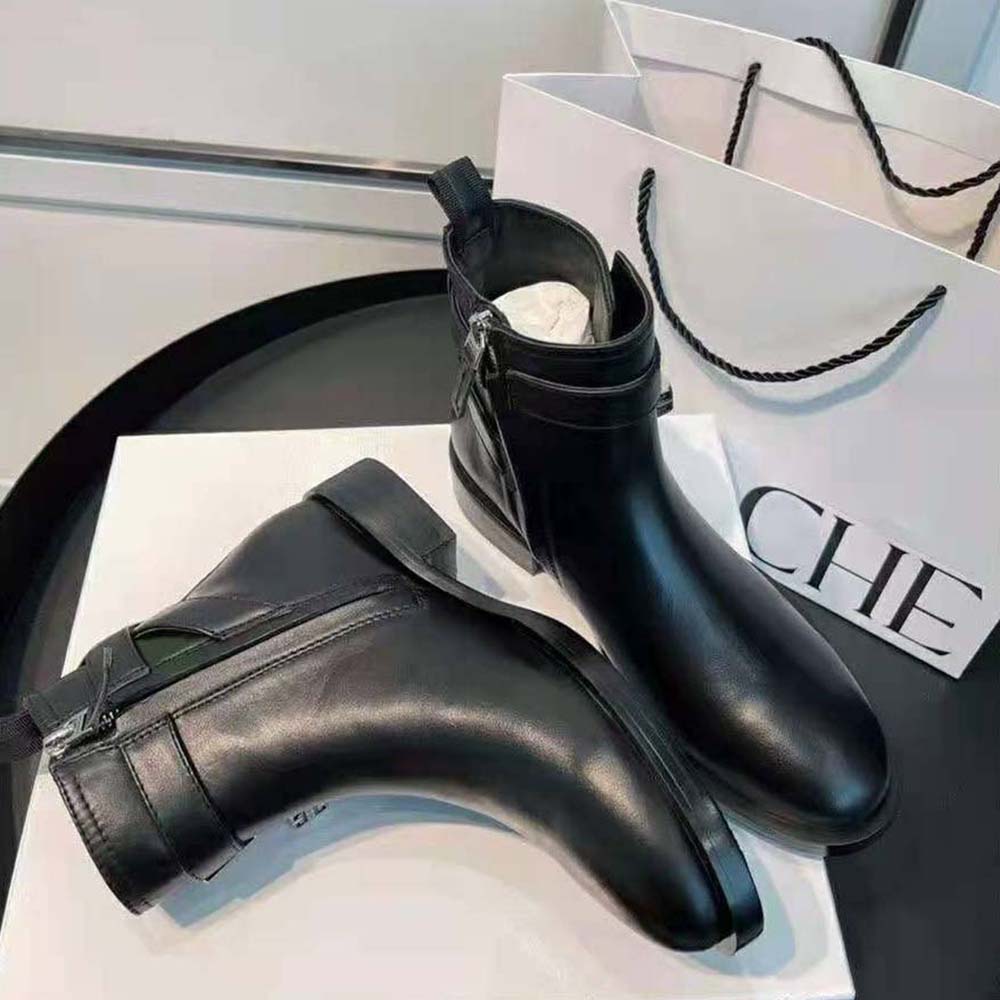Givenchy Women Boots in Leather with Padlock - image 4