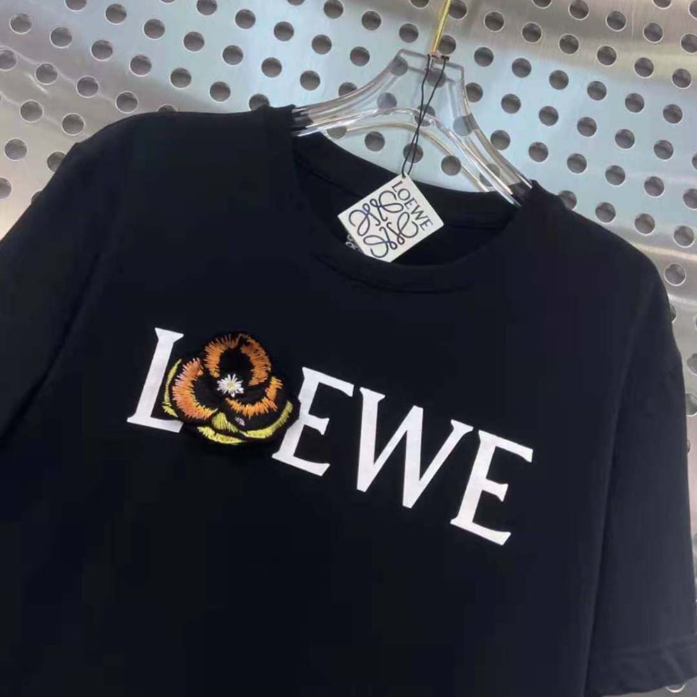 Loewe Women Pansy LOEWE T-Shirt in Cotton - image 4