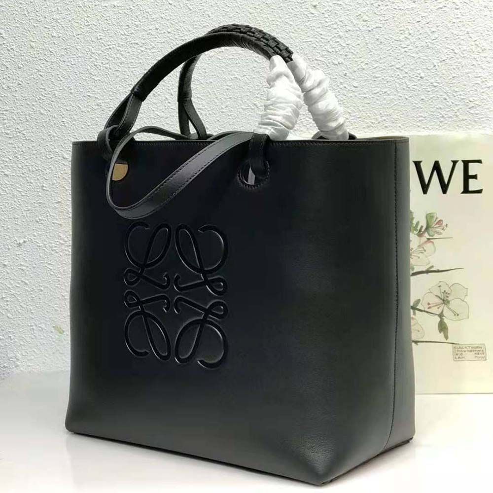Loewe Women Anagram Tote in Classic Calfskin-Black - image 4