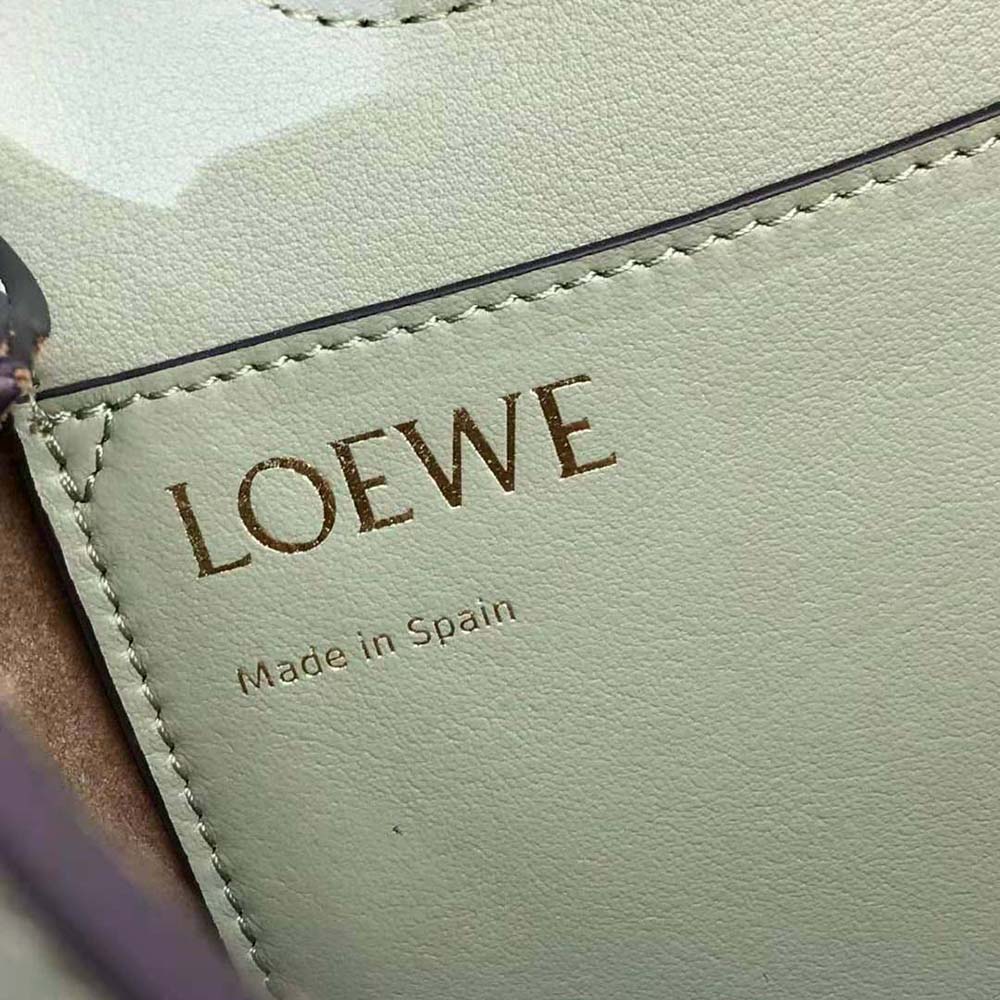 Loewe Women Anagram Tote in Classic Calfskin-Green - image 8