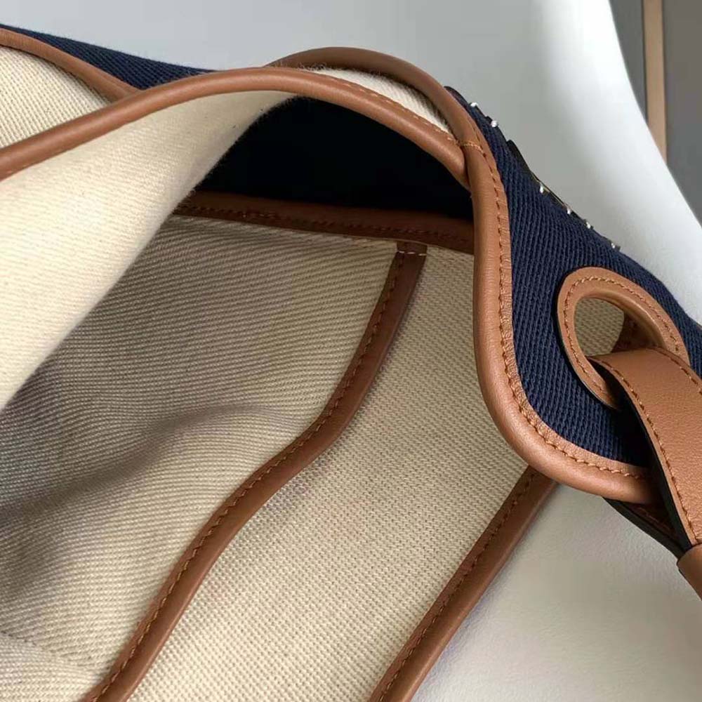 Loewe Women Hobo Bag in Canvas and Calfskin - image 6