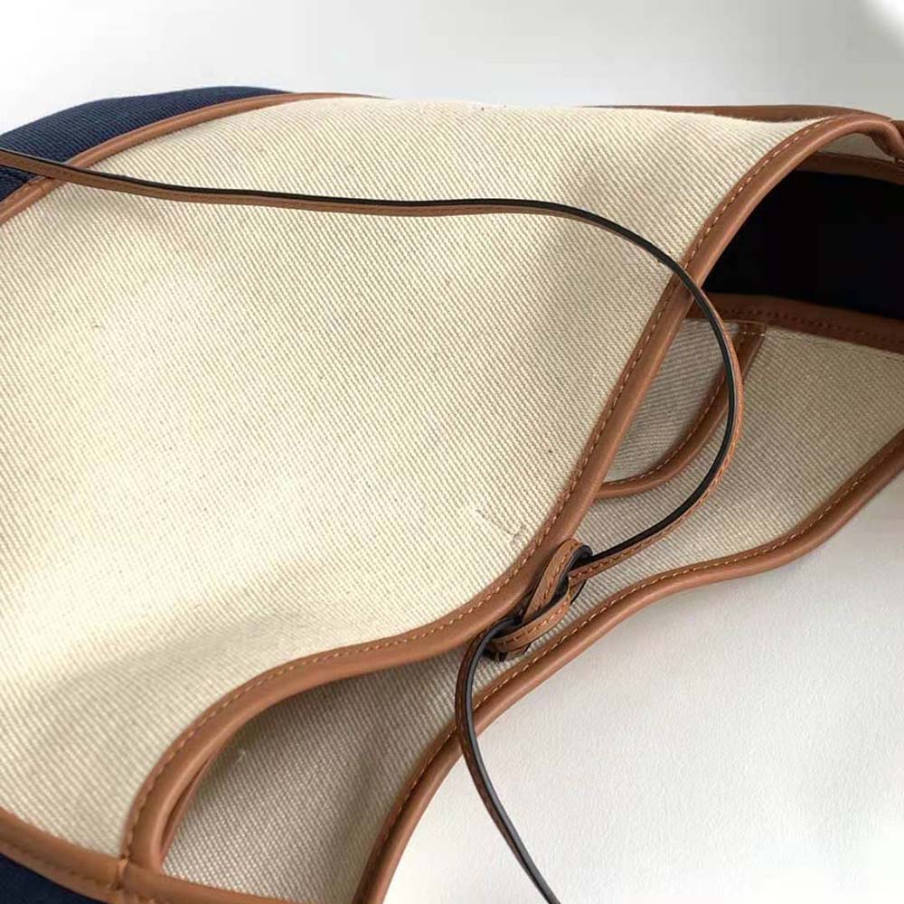 Loewe Women Hobo Bag in Canvas and Calfskin - image 7