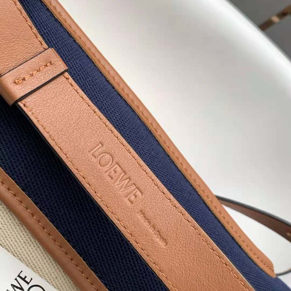 Loewe Women Hobo Bag in Canvas and Calfskin - image 10
