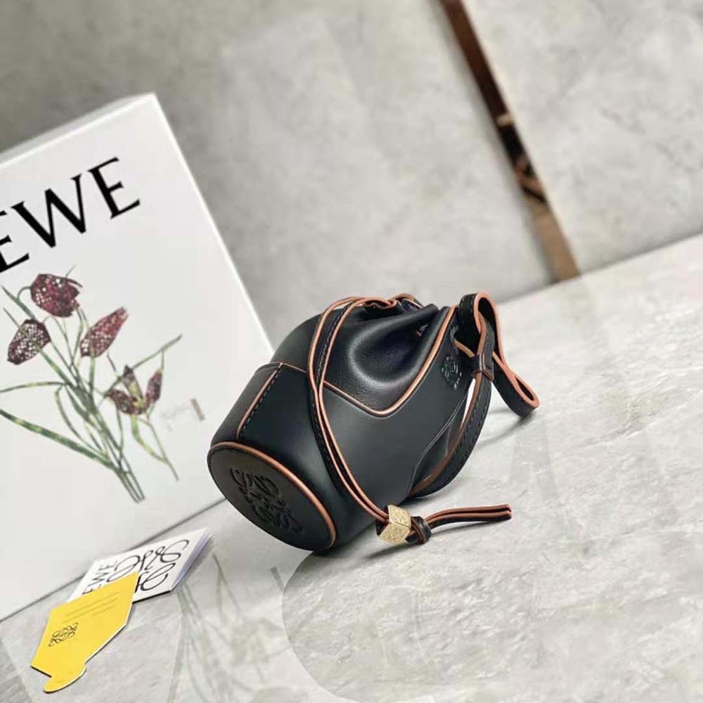 Loewe Women Nano Balloon Bag in Nappa and Calfskin-Black - image 5