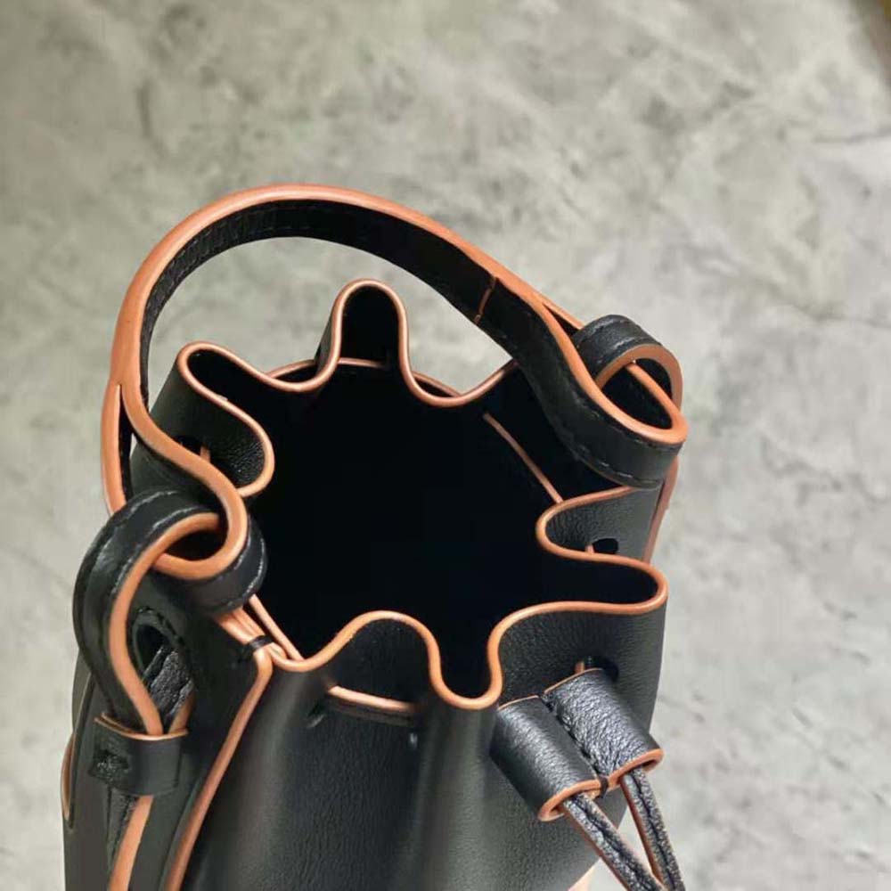 Loewe Women Nano Balloon Bag in Nappa and Calfskin-Black - image 7