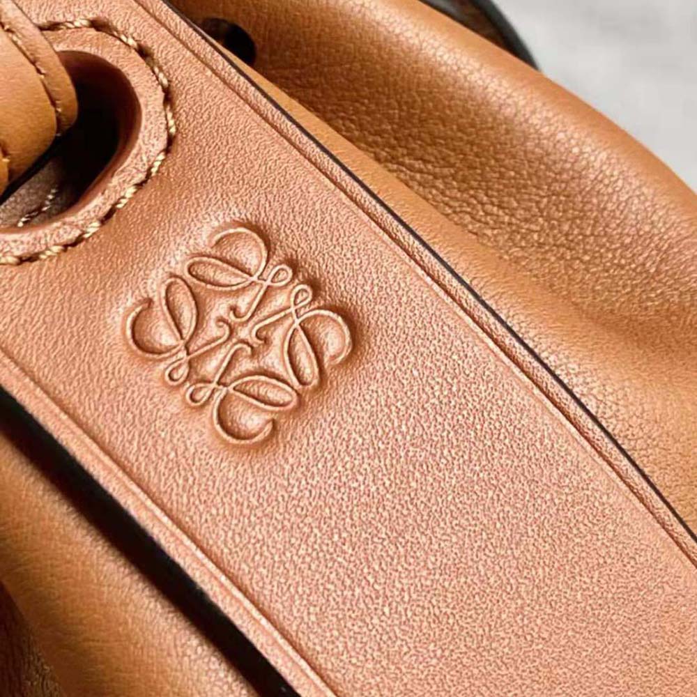 Loewe Women Nano Balloon Bag in Nappa and Calfskin-Brown - image 9