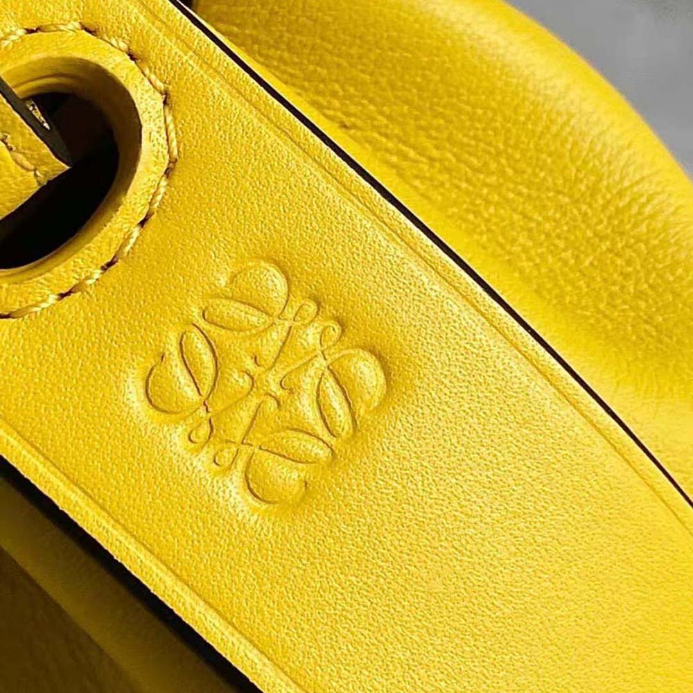 Loewe Women Nano Balloon Bag in Nappa and Calfskin-Yellow - image 7