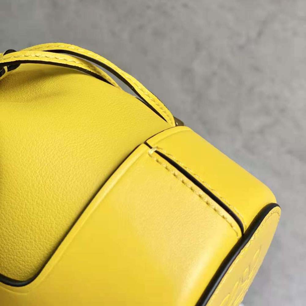 Loewe Women Nano Balloon Bag in Nappa and Calfskin-Yellow - image 10
