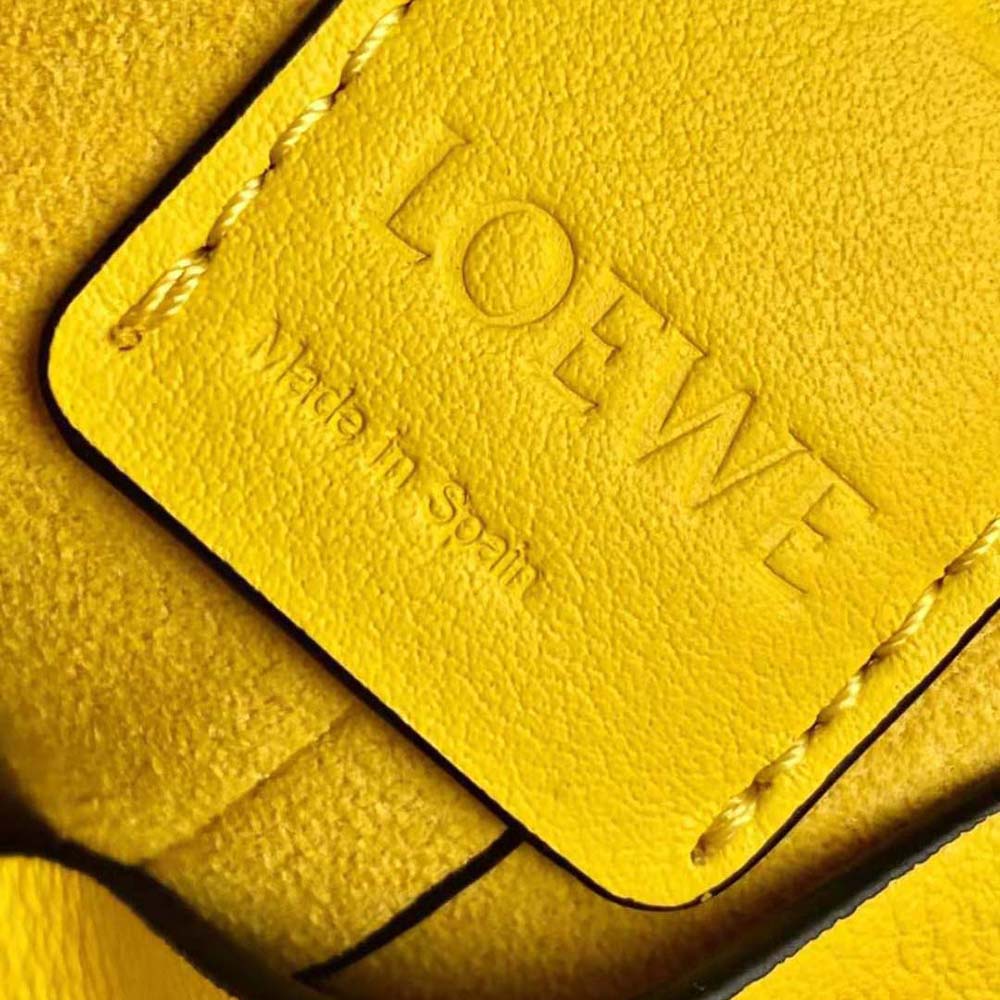 Loewe Women Nano Balloon Bag in Nappa and Calfskin-Yellow - image 8