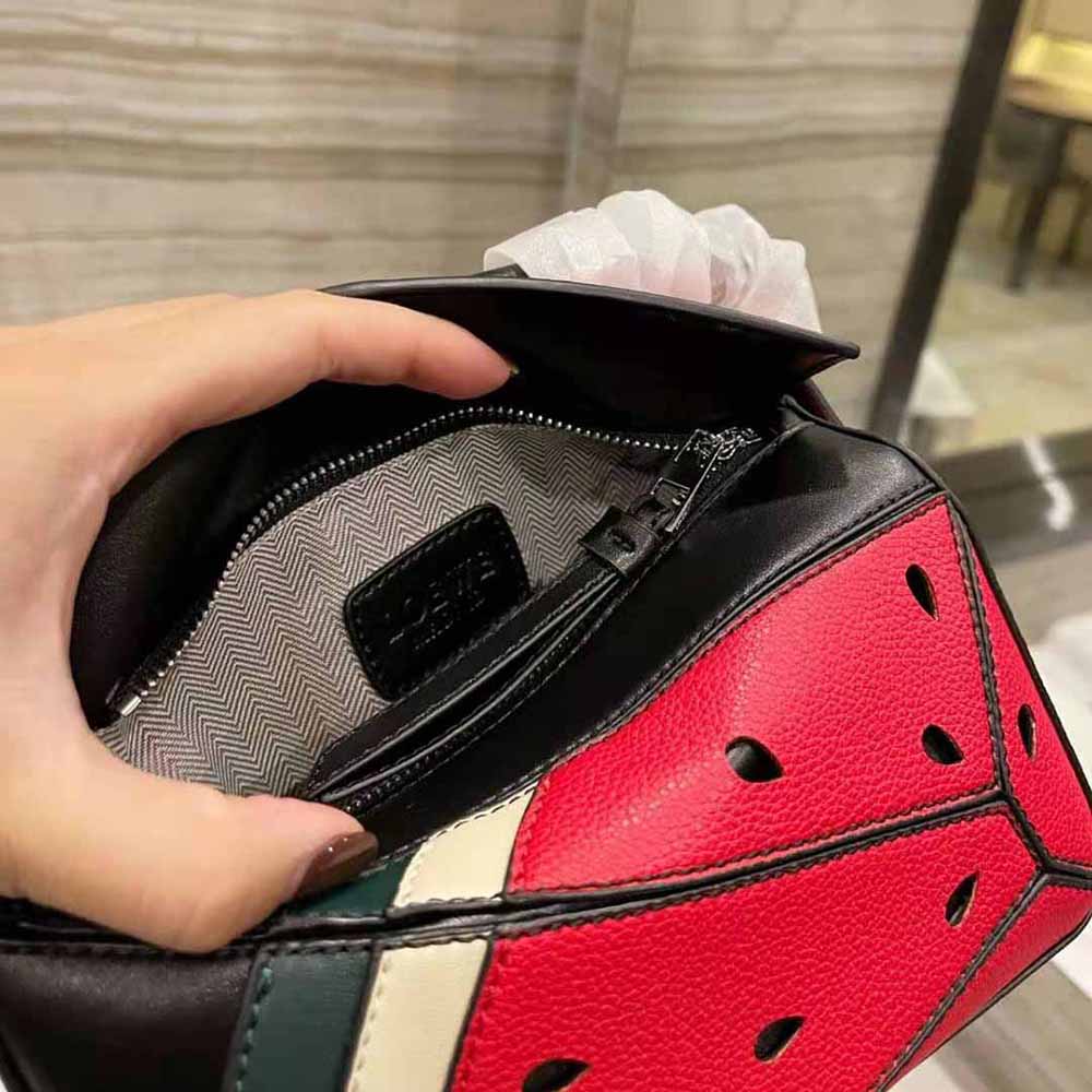 Loewe Women Watermelon Mini Puzzle Bag in Classic Calfskin - image 7