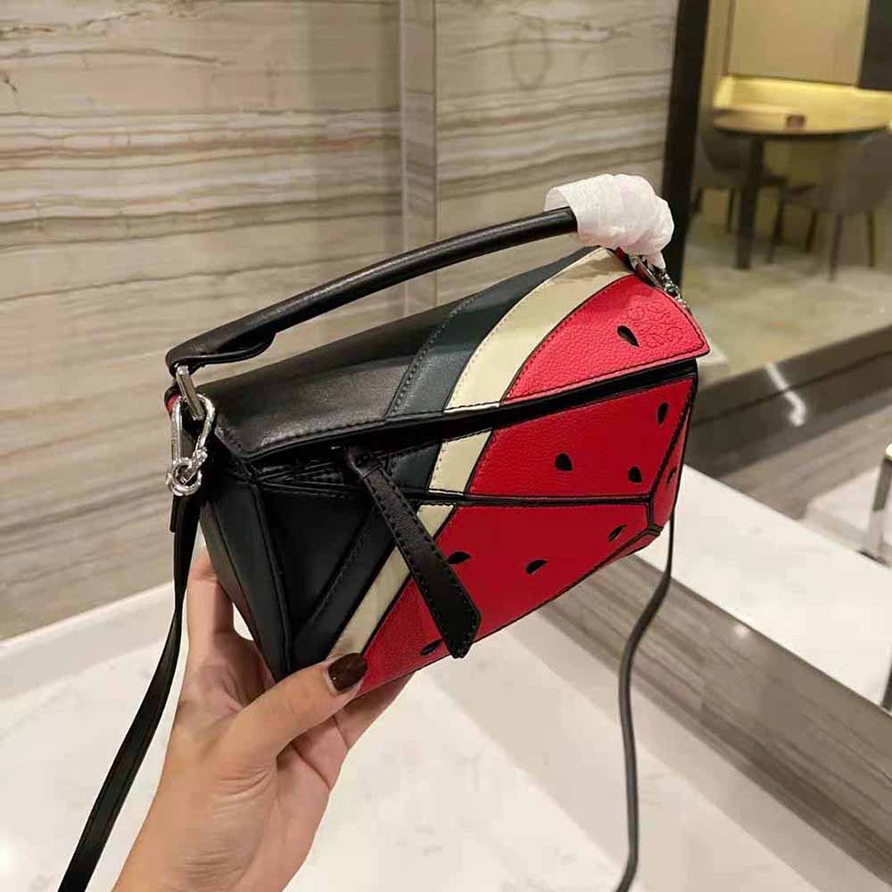 Loewe Women Watermelon Mini Puzzle Bag in Classic Calfskin - image 5
