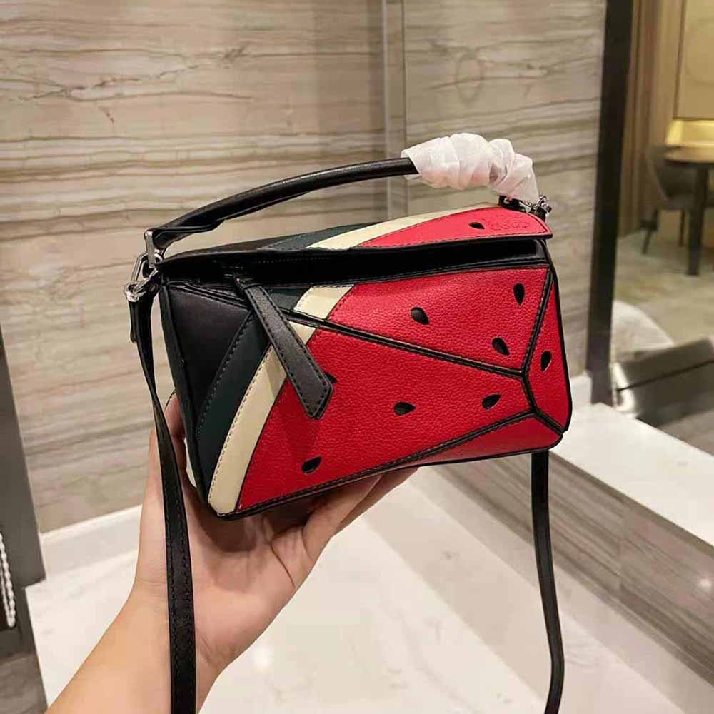 Loewe Women Watermelon Mini Puzzle Bag in Classic Calfskin - image 4