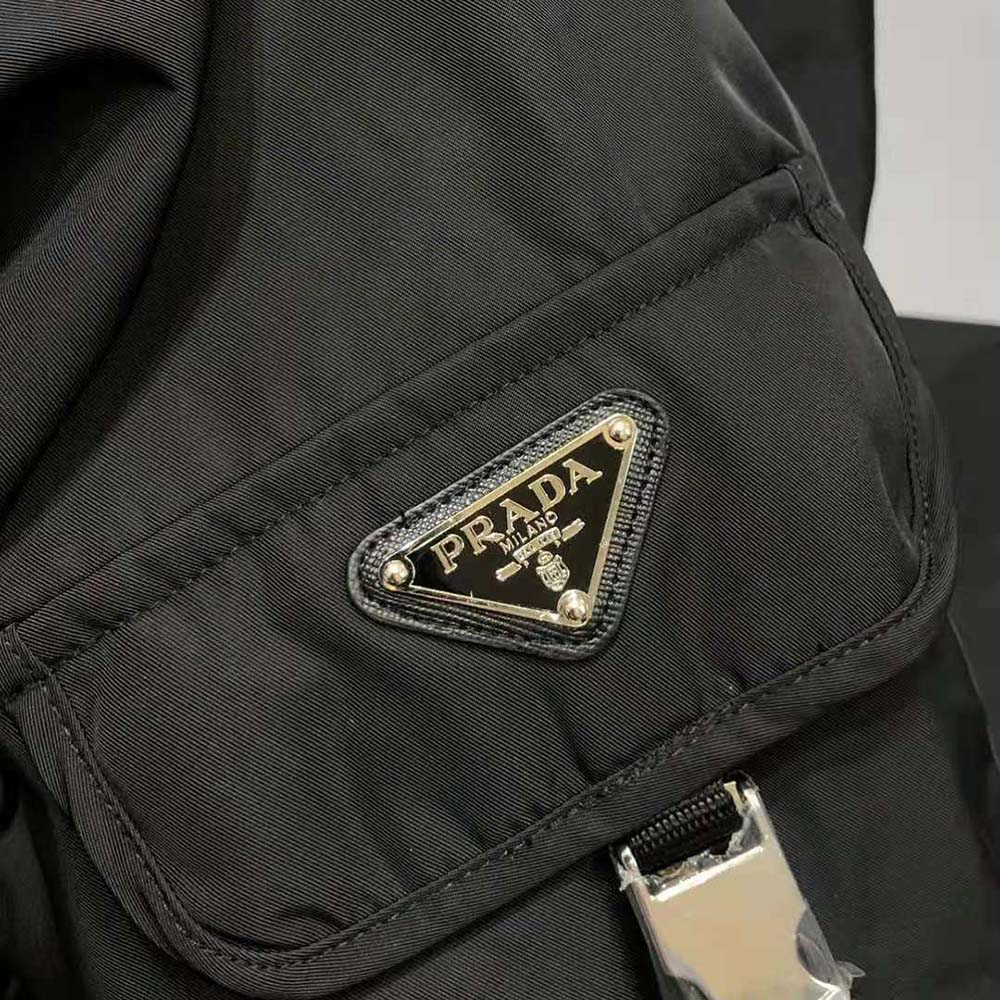 Prada Women Defined by an Oversized Fit and Large Patch Pocket with Strap Re-Nylon Shirt - image 6