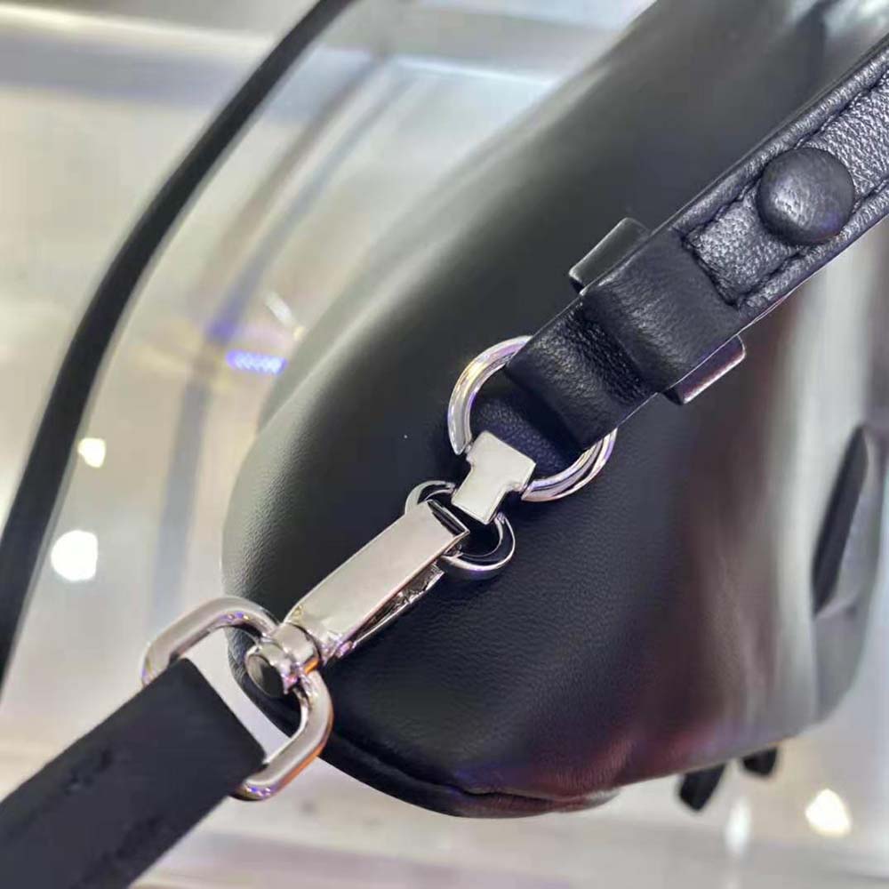 Prada Women Padded Nappa Leather Handbag-Black - image 8